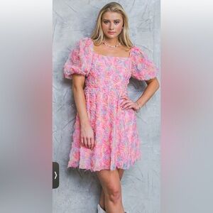 The most novable woven mini dress NEW